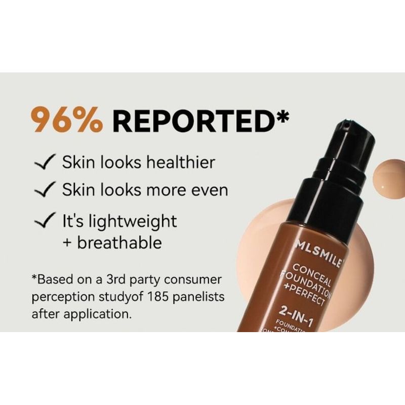 MLSMILE - 2-in-1 Abdeck-Foundation (4-6)