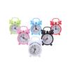 Classic Bell Mini Alarm Clock Quartz Movement Bedside Night Analog Clock