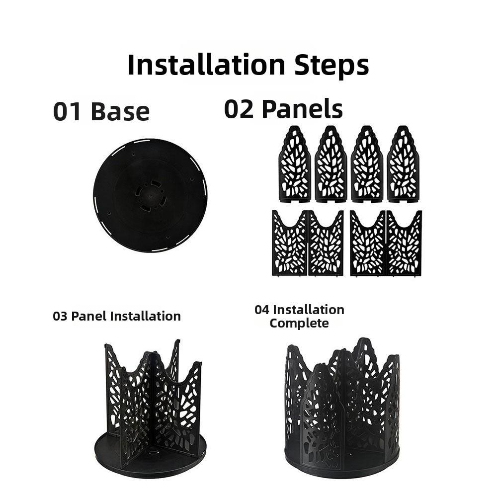 Detachable Cup Storage Rack 4in1 Paper Cup Dispenser Paper Cup Holder  Storage Space-Saving