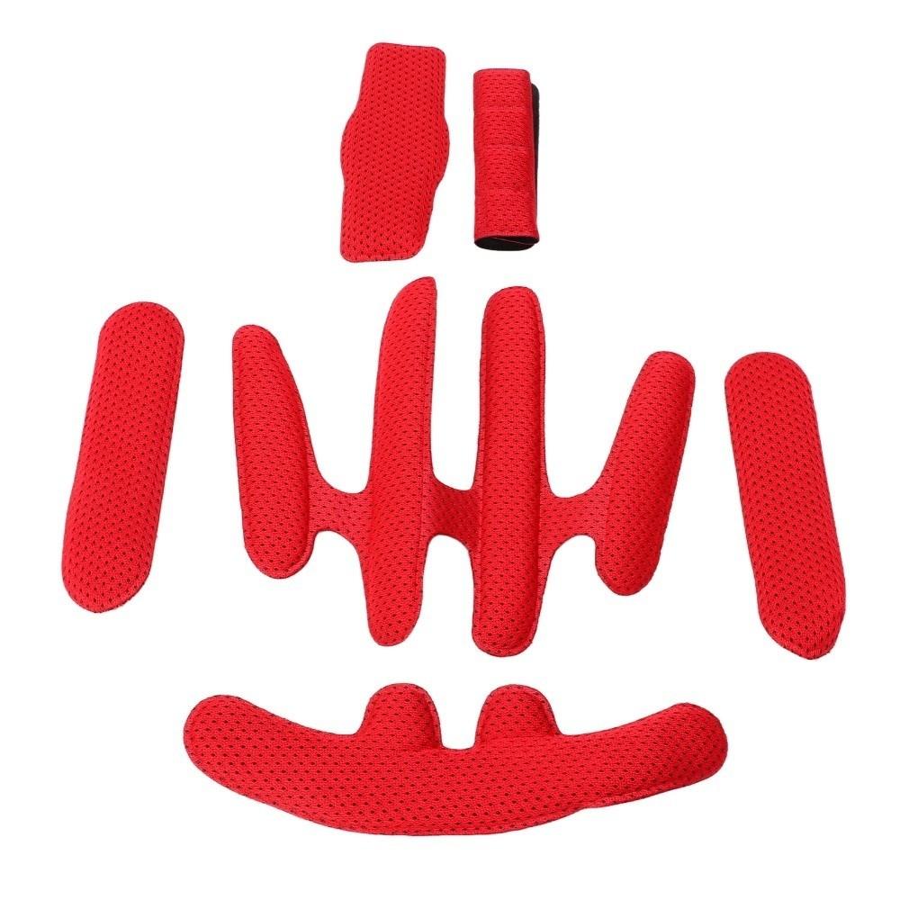 2 Sets Hook and Loop Helmet Padding Kit Breathable Universal Bike Helmet Lining sponge Helmet Foam Pads for Bike Cycling