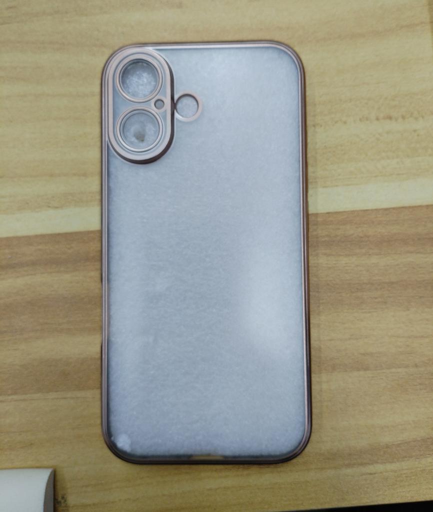Electroplating transparent matte suitable for iPhone16promax mobile phone case Apple 15 soft case tpu14 fine hole anti-drop
