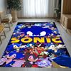 Retro S-Sonic Cartoon Games Living Room Non-Slip Area Rug Soft Carpet for Bedroom Kids Playroom Sofa,Home Decor Doormat Gift