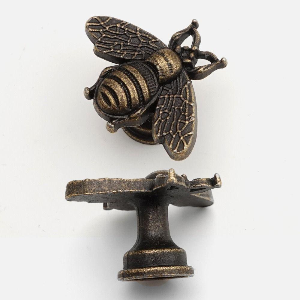 1pc Decorative Vintage Cabinet Knobs Zinc Alloy Cabinet Handle Butterfly Cabinet Knobs  Cupboard