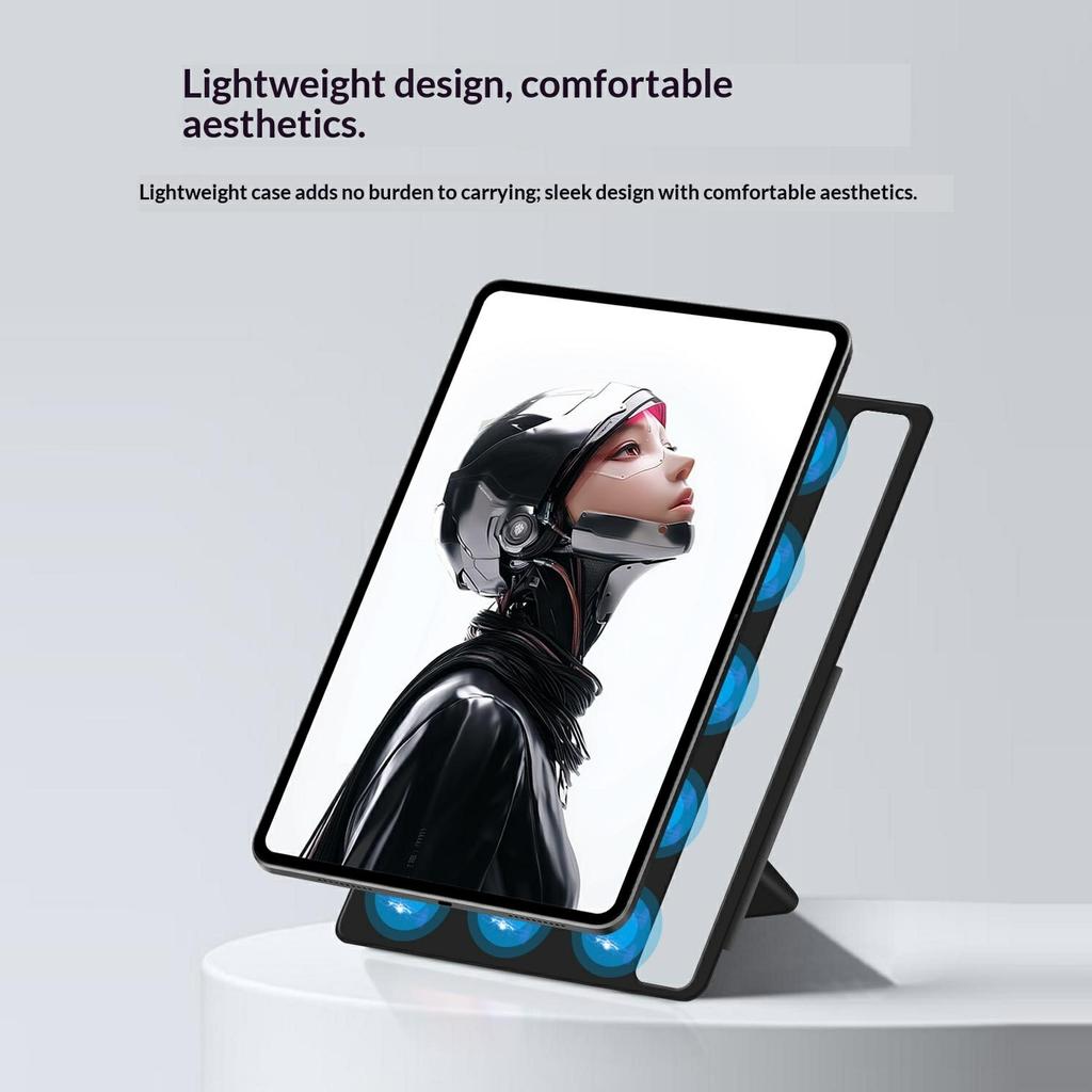 Kožené pouzdro Origami Stand s magnetickým krytem pro tablet ZTE nubia RedMagic Astra