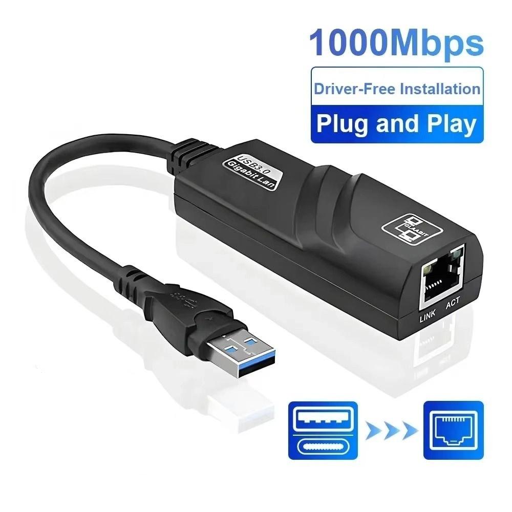 Wi-fi Dongle 1000Mbps USB Wifi Adapter USB to LAN USB Ethernet Adapter  for Computer/Phone