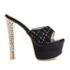 Sexy Slippers Women Summer Shoes Outdoor High Heels Platform Slides Female Luxury Designer Black White Sandals Woman Big Size