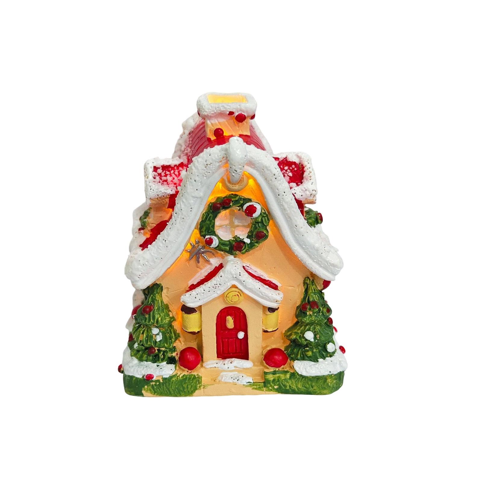 

Рождественский Снежный домик, Настольное украшение, Праздничные подарки для друзей One Size