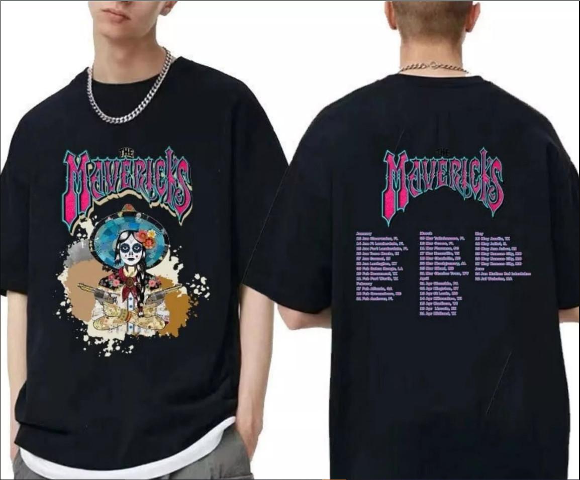 The Mavericks 2023 Tour T-shirt size S-5XL XXXL