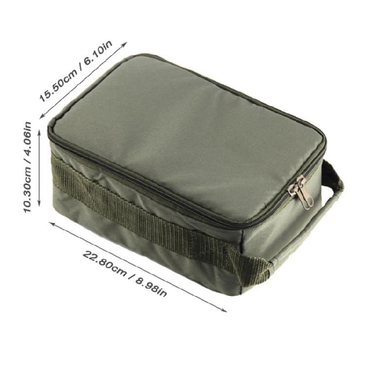 Fishing Tackle Organizers Case Portable Reel Bag Splashproof Storage Case Internal Divider Fishing Reel Bag
