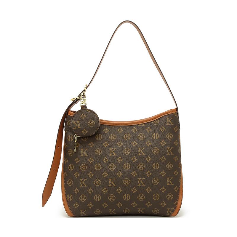 

Вместительная ретро-тоут-сумка класса люкс для пресбиопии, женская модная сумка для работы и отдыха под мышкой, темпераментная одноплечевая сумка-мессенджер