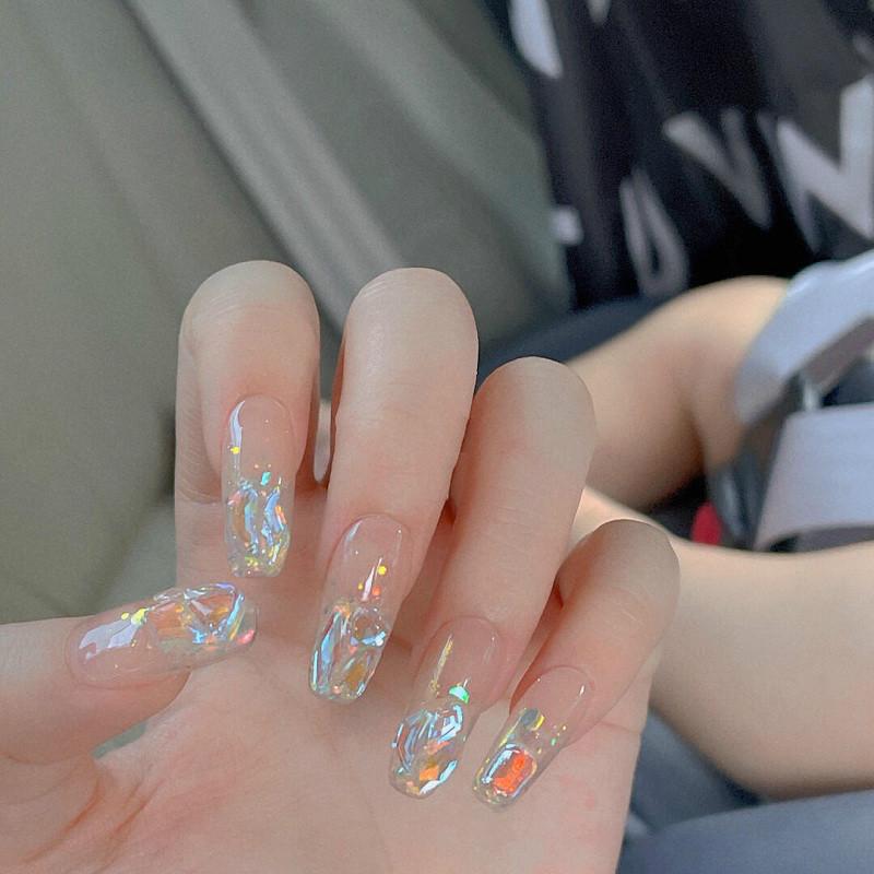 

Aurora Diamond Super Flash Wearable Nail Art Stickers – Wen Jingling Style