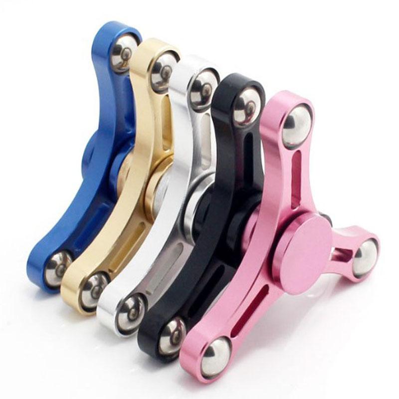 Tri-Spinner Fidget Divertente Giocattolo per Bambini e Adulti Fidget Spinner Metallo EDC Spinner per le Mani per Autismo e ADHD Giocattolo Puzzle Antistress B0127