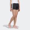 Adidas Neo Three Stripe Color Block Elastic Waist Casual Shorts Women Shorts Black GM2353