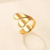 1 Geometric Ring With A High-End Feel, An Open Adjustable Ladies' Ring, A Perfect Gift, Jewelry Accessory.