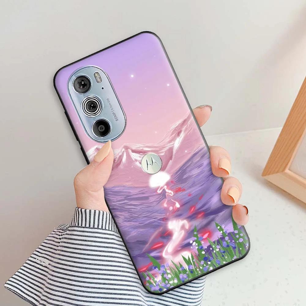 For Moto Edge 30 Pro Case Cover Edge30 Matte Silicone Case for Motorola Moto Edge 30 30Pro Fashion TPU Protective Back Cover