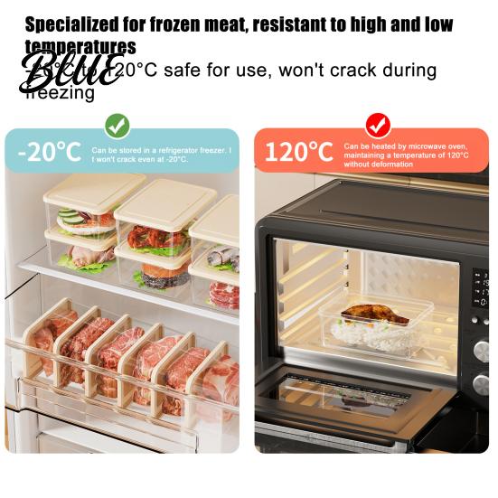 Refrigerator Organizer Container Storage Box with Lid