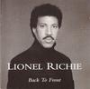 CD LIONEL RICHIE  Back To Front 6363382 Motown Canada SoulFunk Used