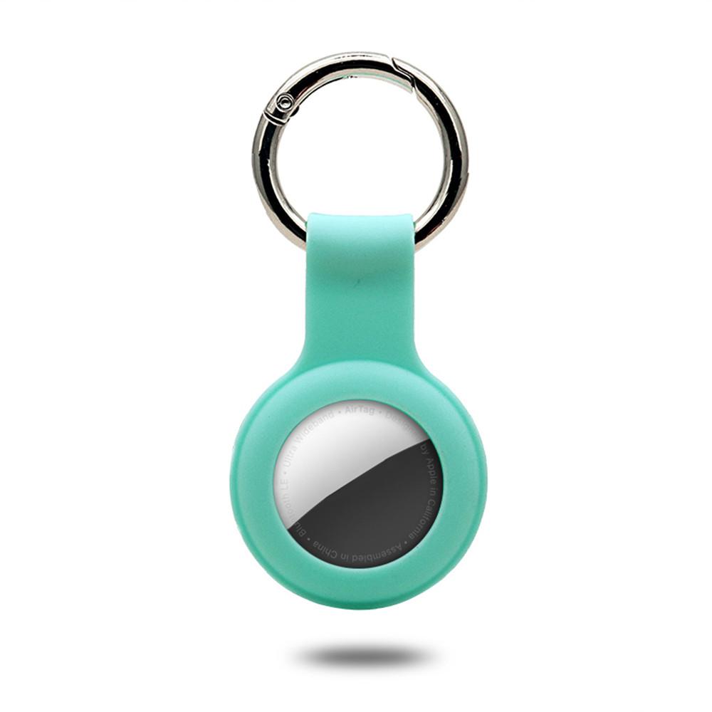 Cover for Apple Airtags Case Liquid Silicone Protective Shell Tracker Accessories Anti-scratch Sleeve Keychain Air Tag Case