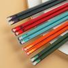 Family Anti-mold Alloy ChopsticksOne Chopstick Per Person One Chopstick Gift Box Colorful Chopsticks