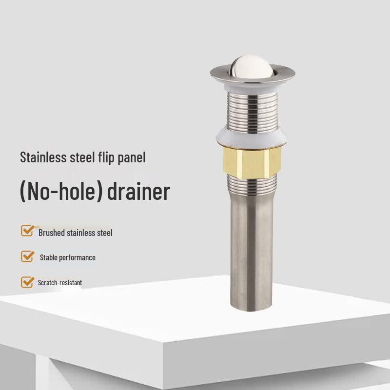 GLBO Stainless Steel Flip-Top Basin Drain