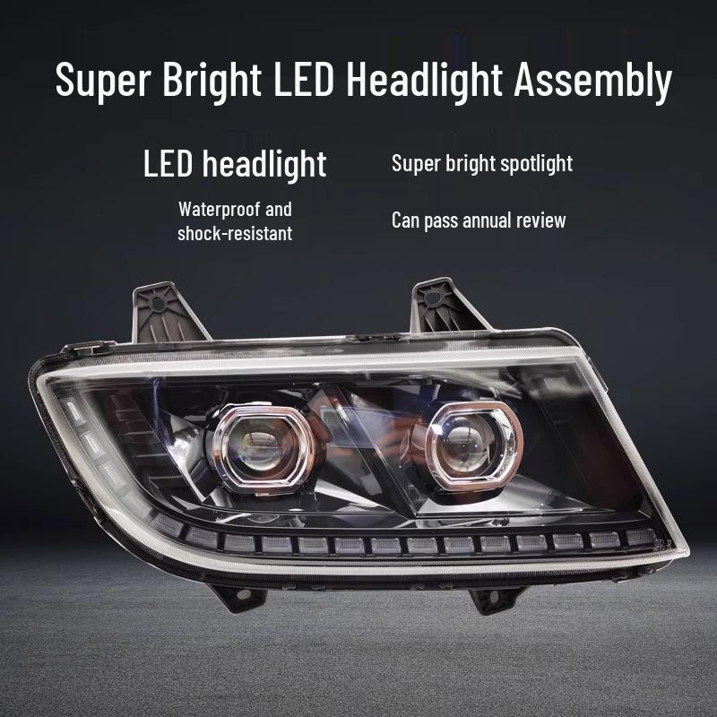 Compatible with Jiefang Hany V2.0: Upgraded Super Bright Dual-Lens LED Headlight Assembly