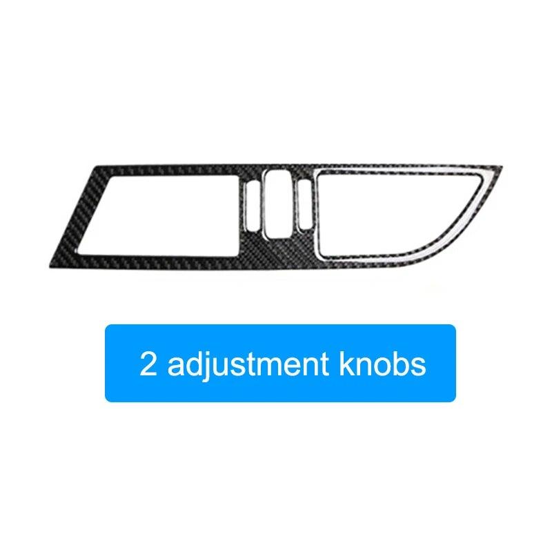 Carbon Fiber Auto Innen Zentrale Steuerung Klimaanlage Outlet Vent Rahmen Abdeckung Aufkleber Zubehör Für BMW Z4 E89 2009-2016