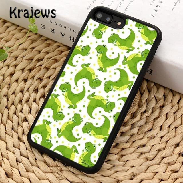 Krajews Cute Baby Dinosaur Soft Phone Case Cover For IPhone 18 17 Air 16 15 14 plus 11 12 13 pro max coque Shell Fundas