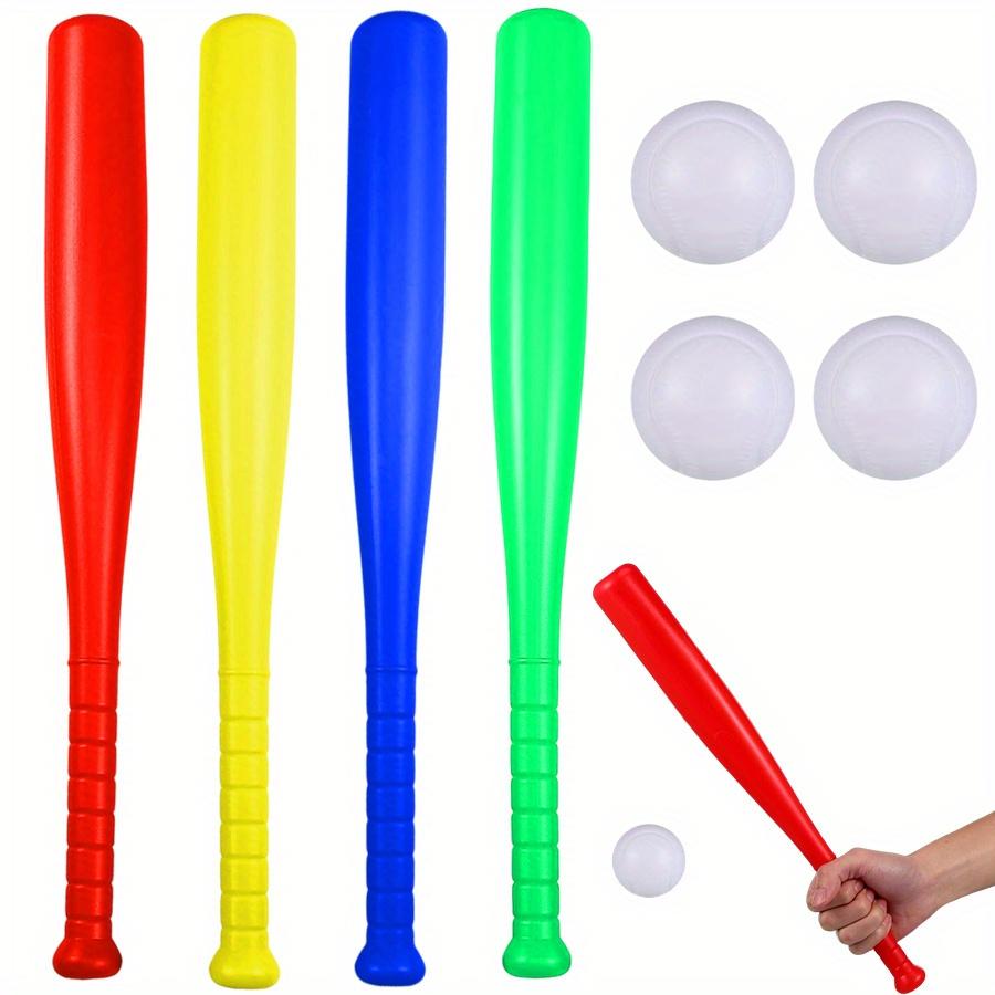 2pcs/set 17.7in Plastic Baseball Bat with Ball - Lightweight Outdoor Game Set for Backyard Games & Partie, Halloween JXB