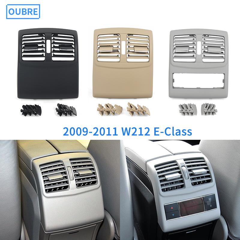 

LHD RHD Rear A/C Air Conditioner Grille Vent Outlet Panel Repair Kit Fit For Mercedes Benz W212 E-Class 2009-2012 E200 E220 E260 Gray A-1