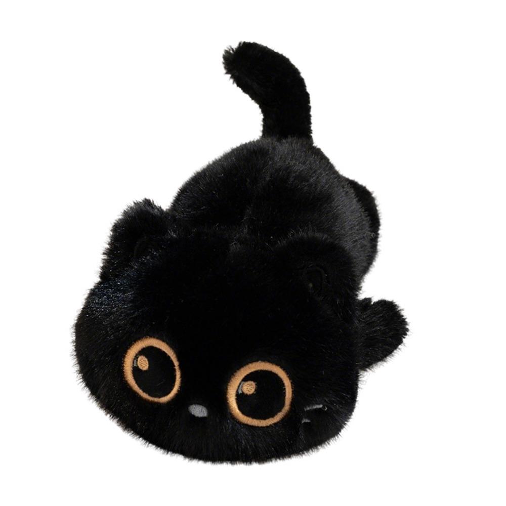 Cute Big Eyes Cat Plush Toy Soft Siamese Cat  Plush Doll Simulation Cat Plush Doll  Home Decoration