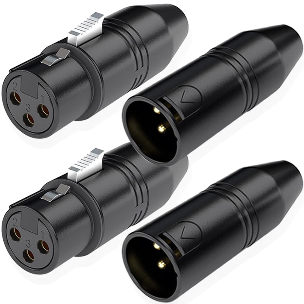 

Xiatiaosann 3,5 мм TRS Мини-джек (гнездо) на 3-контактный XLR (папа) Адаптер для микрофона и 3,5 мм TRS Мини-джек (гнездо) на 3-контактный XLR (мама) Адаптер, Аудиоконвертер