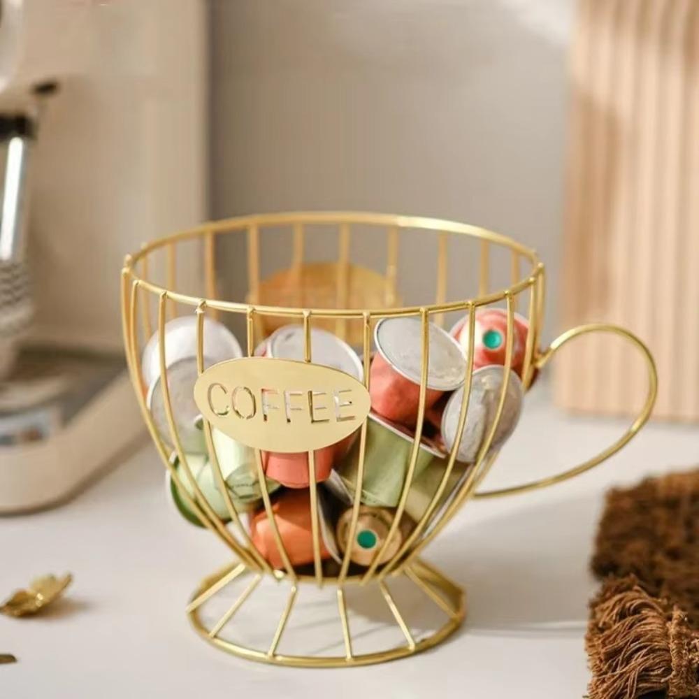 Coffee Pod Storage Cup Coffee Capsule Holder Large Capacity Coffee Pod Holder Irregular Shape Home Decoration