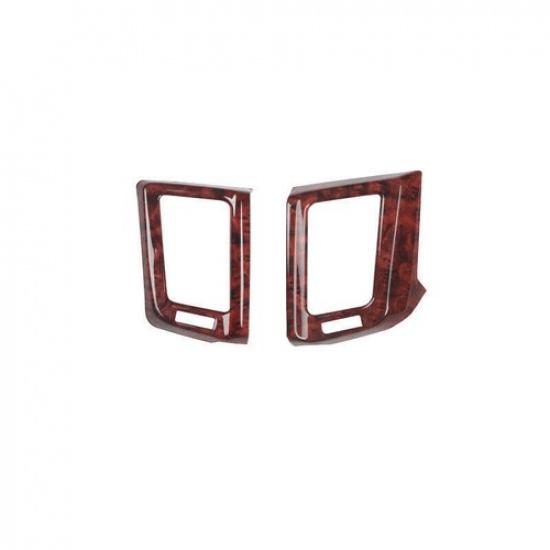Central Console Air Outlet Vent Trim Fit For Toyota RAV4 2013-2018 Wood Grain