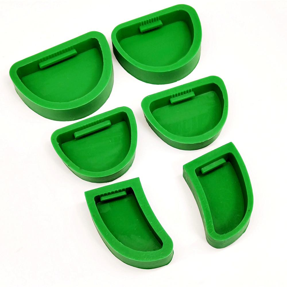 Dental Lab Tool Silicone Rubber Base Former Mould Plaster Gypsum Carving Model Former Base Mold