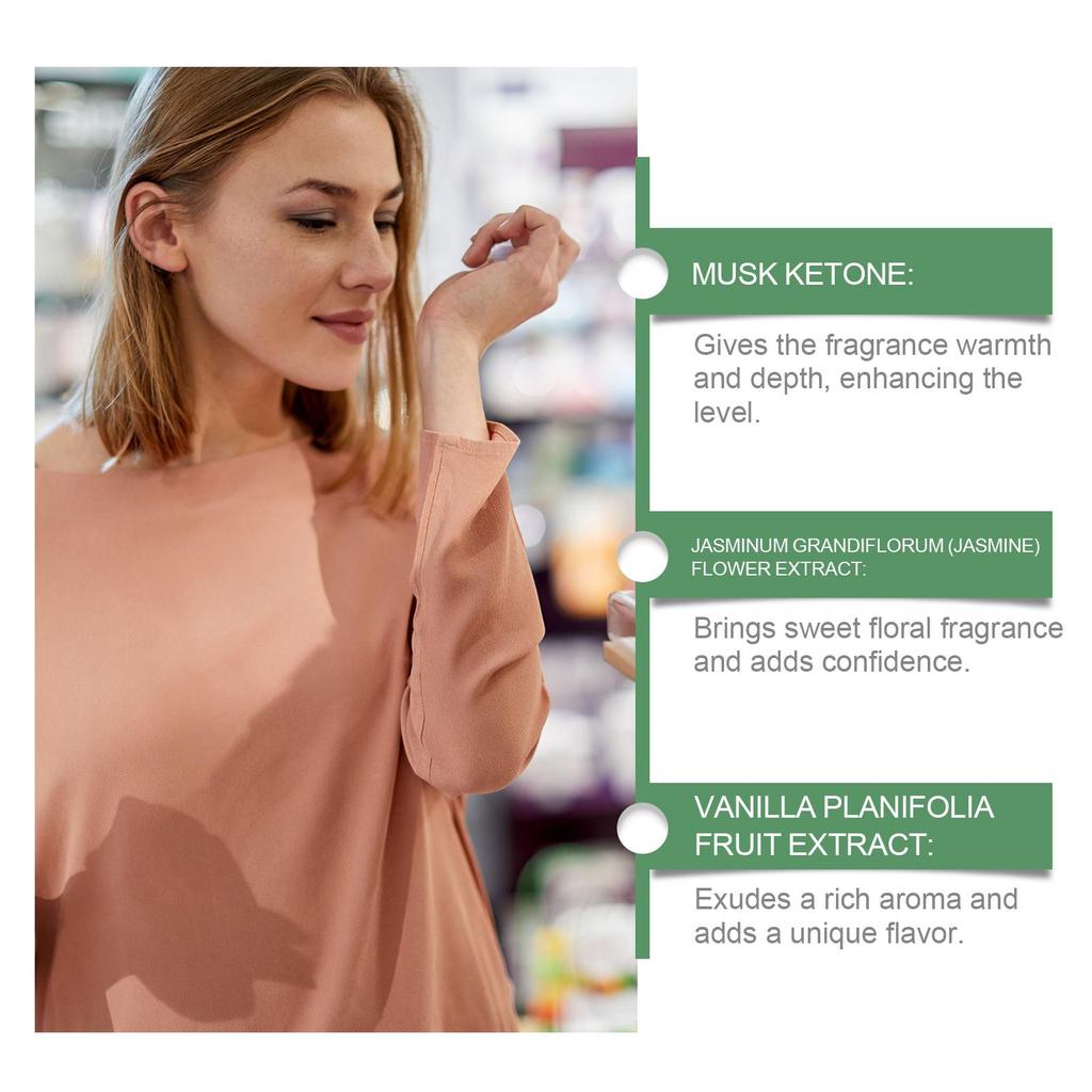 Arabic-style Perfume with a Light, Mild, and Long-lasting Vanilla Scent That Exudes Charm and Creates a Portable Atmosphere.