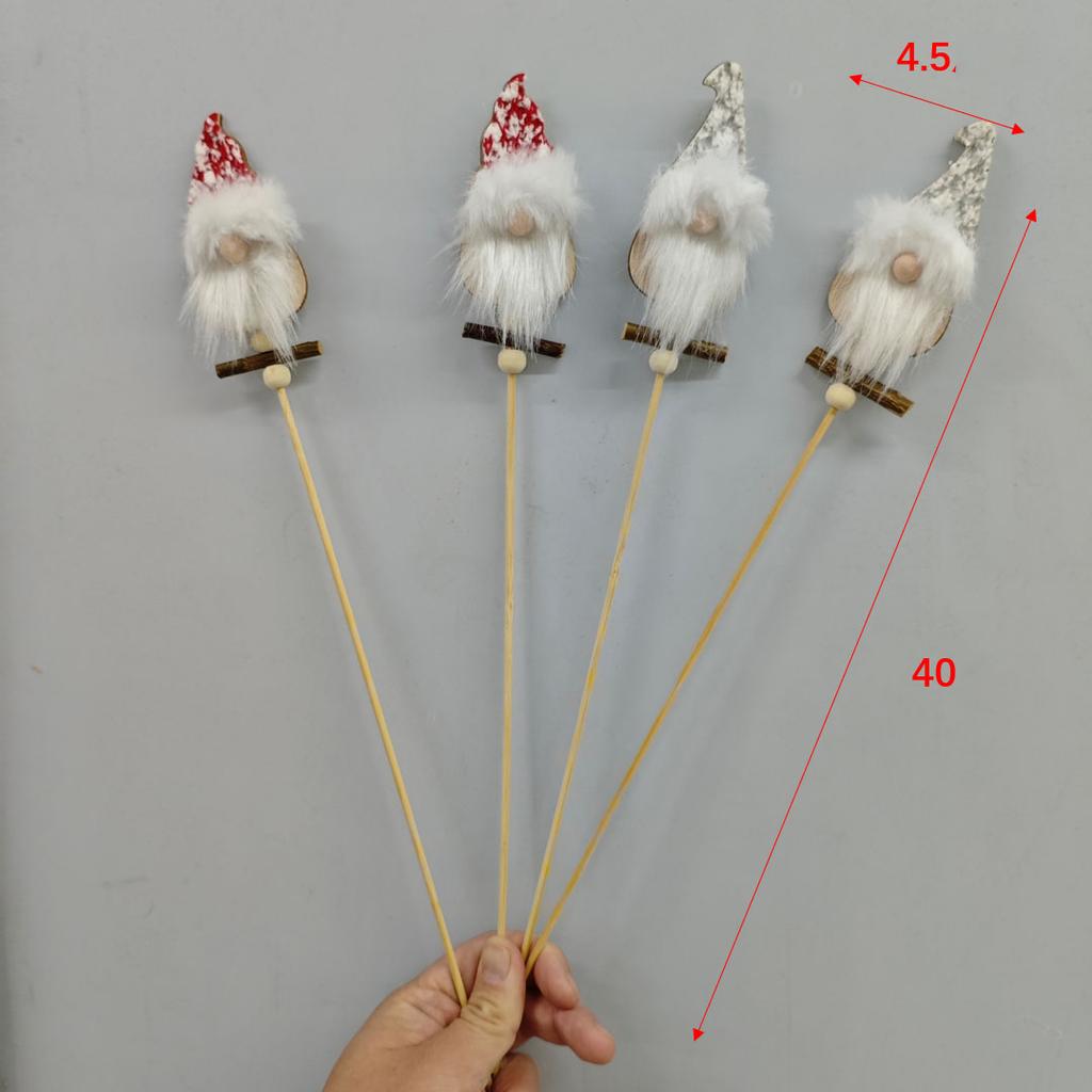 Decorations for Christmas, Creative Decorations for Elk, Snowman, Card Insertion, Santa Claus Cartoon, Plush Flowers Bouquet