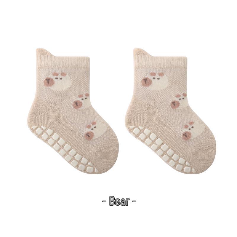 Summer Loose Cuff Non-Slip Cotton Cartoon Socks for Infants