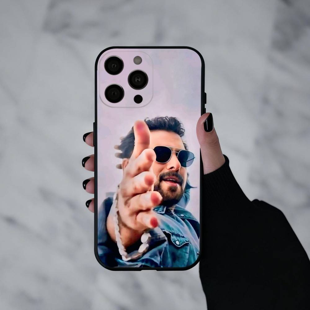 Indian Actor S-Salman K-Khan  Phone Case For iPhone 17pro,16,15,14,13,12,11 Plus,Pro Max,XS,Soft Silicone Black Cover