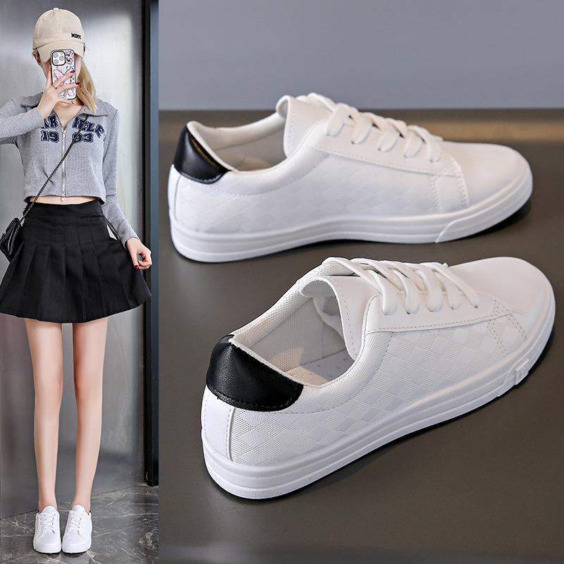 Fashion Women Sneakers Vulcanize Shoes Spring Autumn Breathable Flats Solid Color Mesh Shoes Young Woman Casual White Shoes