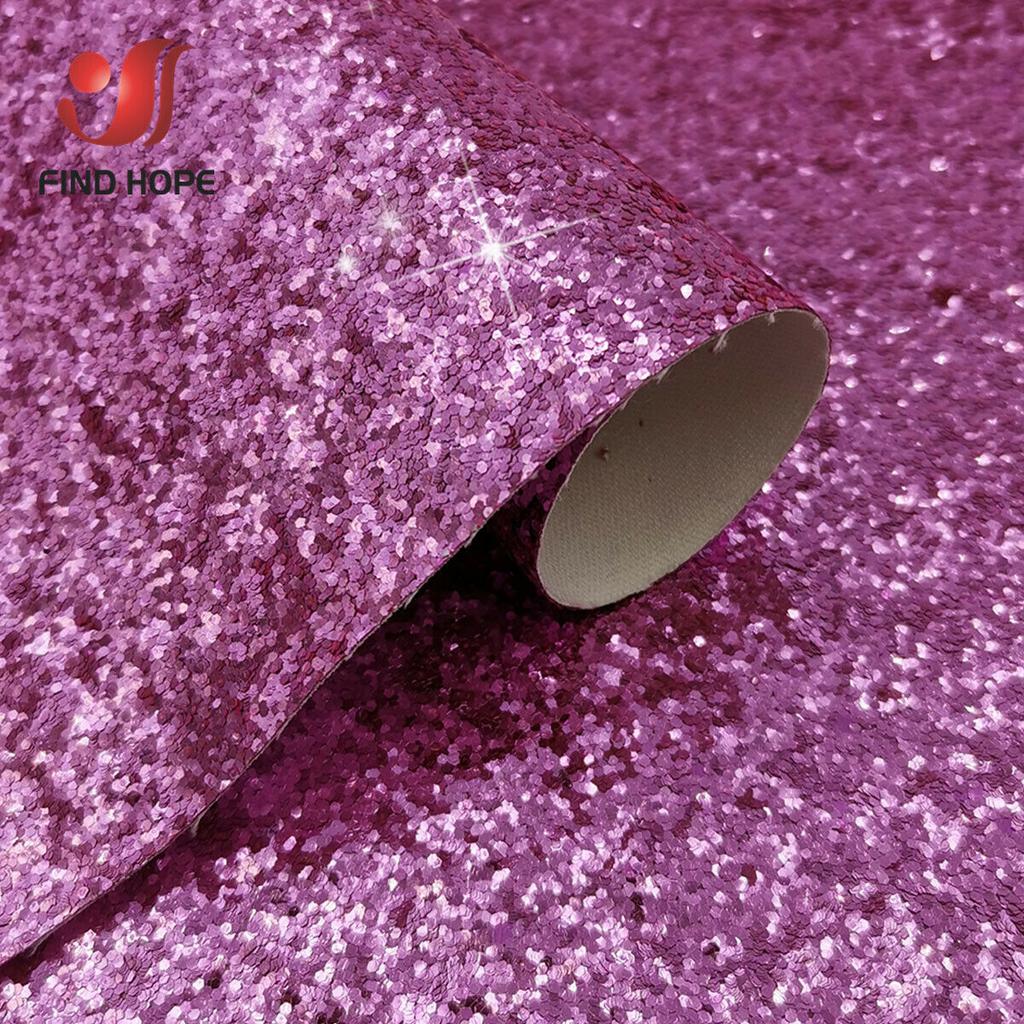 Sparkly Chunky Glitter Fabric Roll Rainbow Iridescent Vinyl Faux Leather Fabric Bow Craft DIY Earring Material Handmade