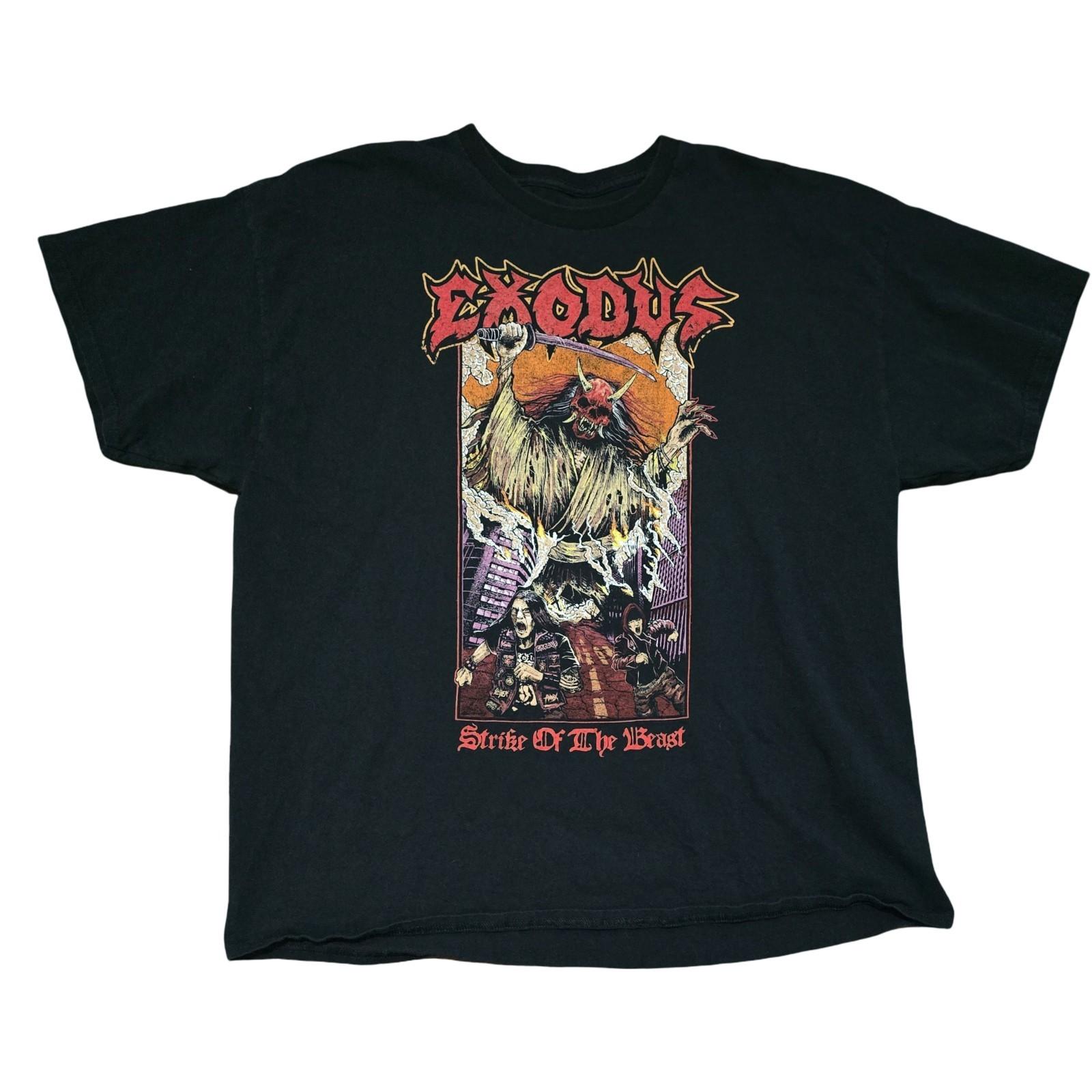 Exodus Strike Of The Beast Metal Band Tee Shirt XXL Unisex T-Shirt XXXXL