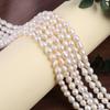 1String, Fashion Women's Natural Freshwater Pearls, 6-7 Mm, Nuclear Baroque Pearl Beads for DIY Necklaces, Bracelets Accessories, Jewelry Making 36cm