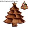(B S) Festival Tree Charcuterie Board  Wooden Food Platter For Kitchen  Home Décor