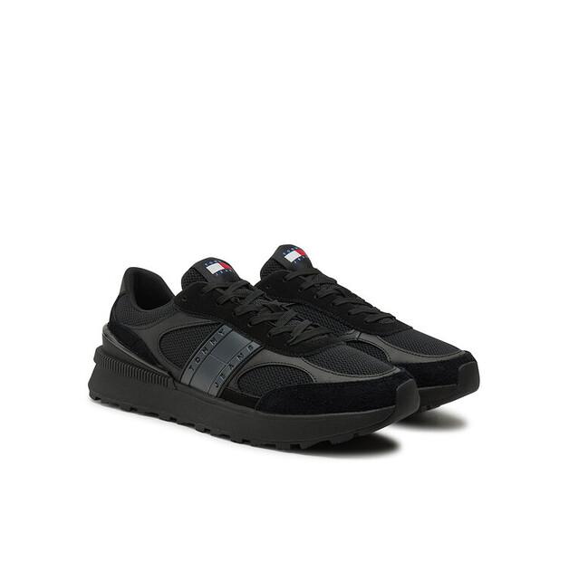 Мужские кроссовки Tommy Jeans Tjm technical runner ess em0em01537 чёрные
