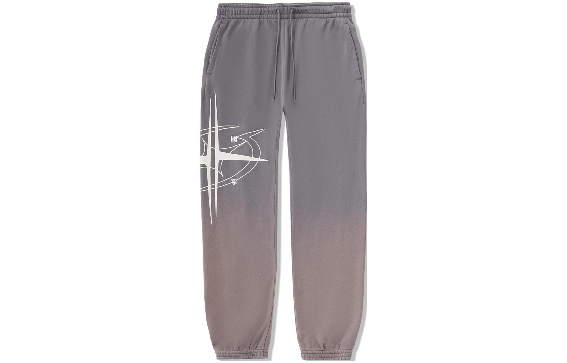 Li Ning Knitted Sweatpants Unisex Smoky Ink Gray AKLU241-3 L