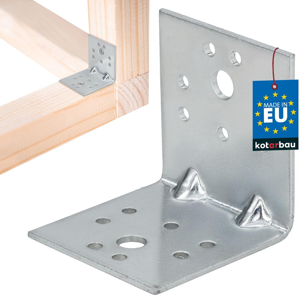Carpenter's Angle Steel Construction Connector Reinforced 50 X 50 X 50 MM