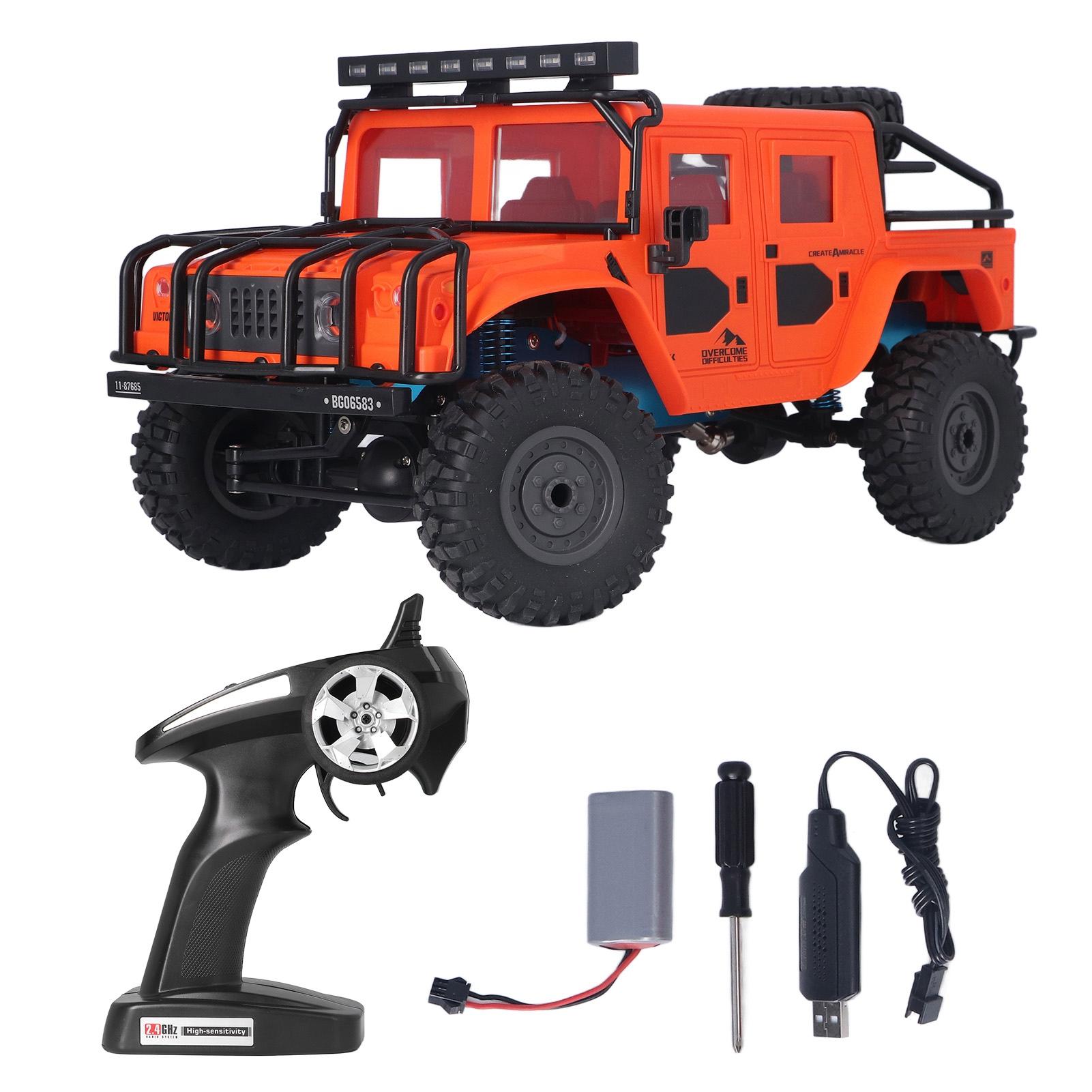 

1:12 Remote Control Car High Speed All Terrains 2.4G IPX4 4 Wheel RC Off Road Truck Racing Vehicle