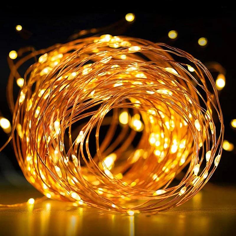 Christmas Decor Solar String Lights 8 Modes Waterproof Outdoor Garden Decor Xmas Fairy Solar Light for Patio Street Yard Balcony