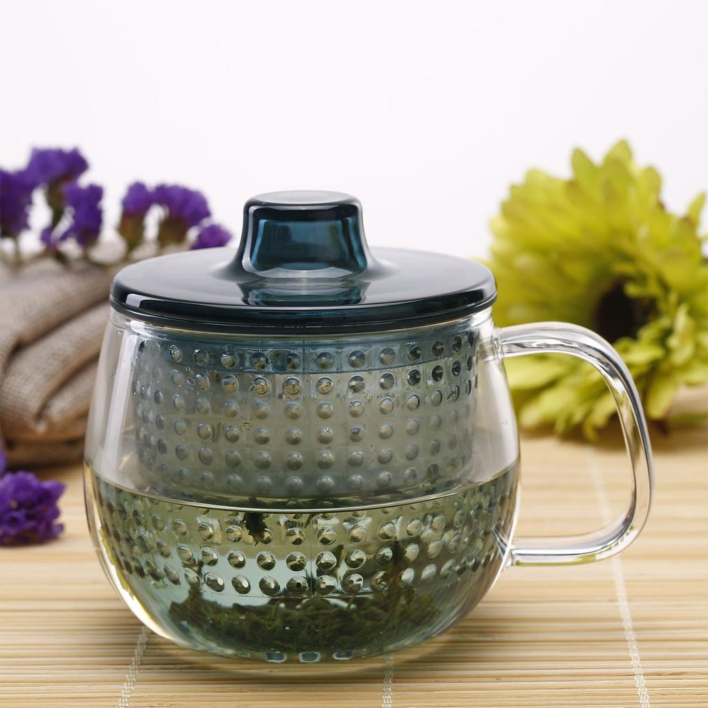 KINTO UNITEA Unimug, 350ml, Navy, Heat-Resistant Glass, 22916