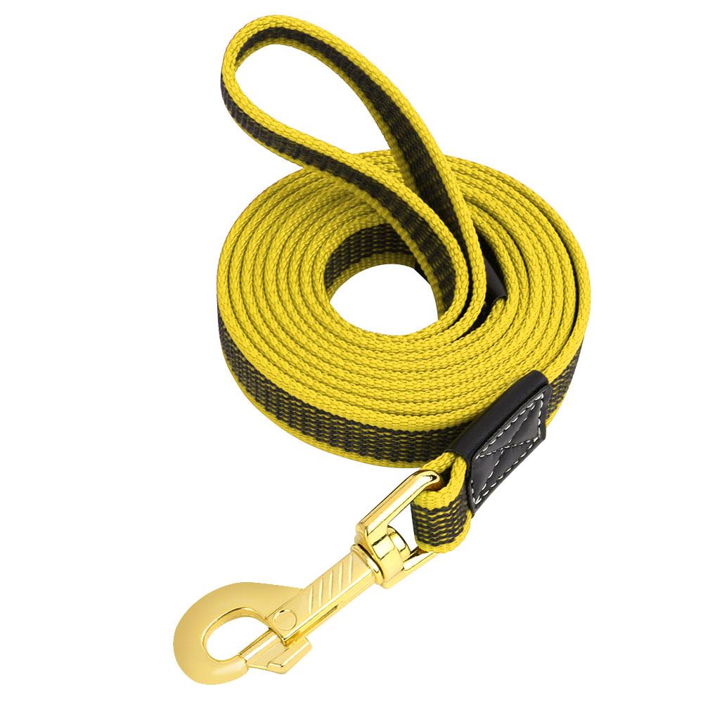 2m Long Dog Leash Pet Lead Non-Slip Rubber Nylon Training Walking Rope Dog Leashes For Small Medium Large Dogs